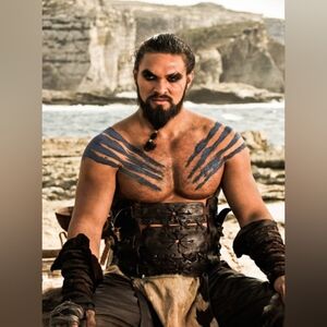 Dothraki Jason Mamoa DIY 5D Full Round Drill Diamond Painting